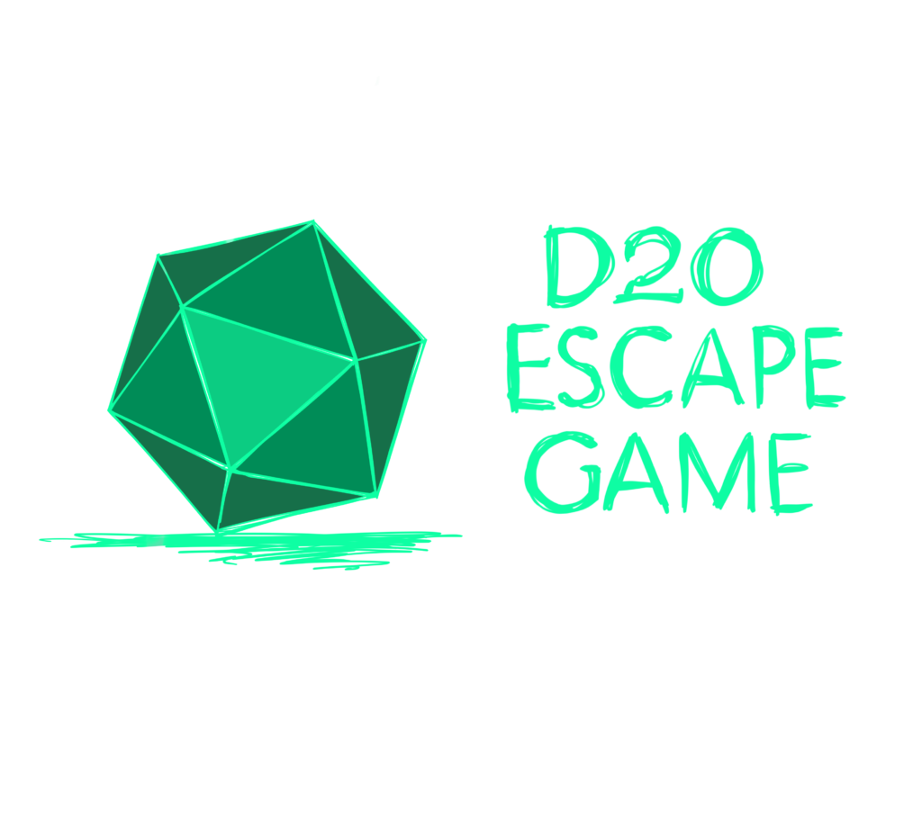 Logo de D20 Escape Game sin fondo